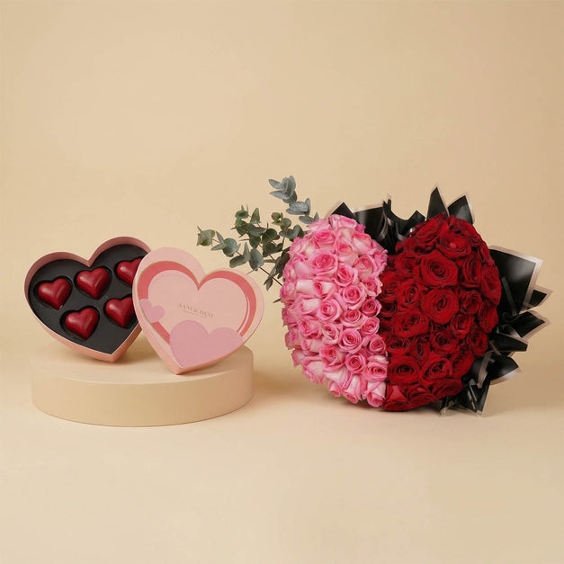 ورود قلب المحبة مع شوكولاتة قلوب آني وداني