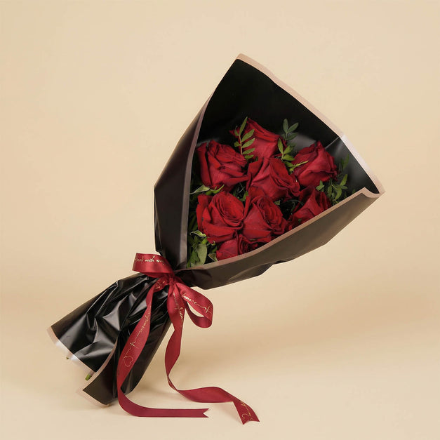 عطر سوفاج للرجال مع بوكيه ورد احمر