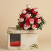 LOVE Box | Roses & Cake for Valentine Day