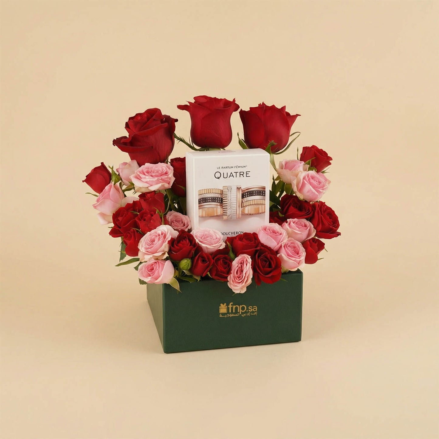 Boucheron Quatre Perfume For Her n Flower Box