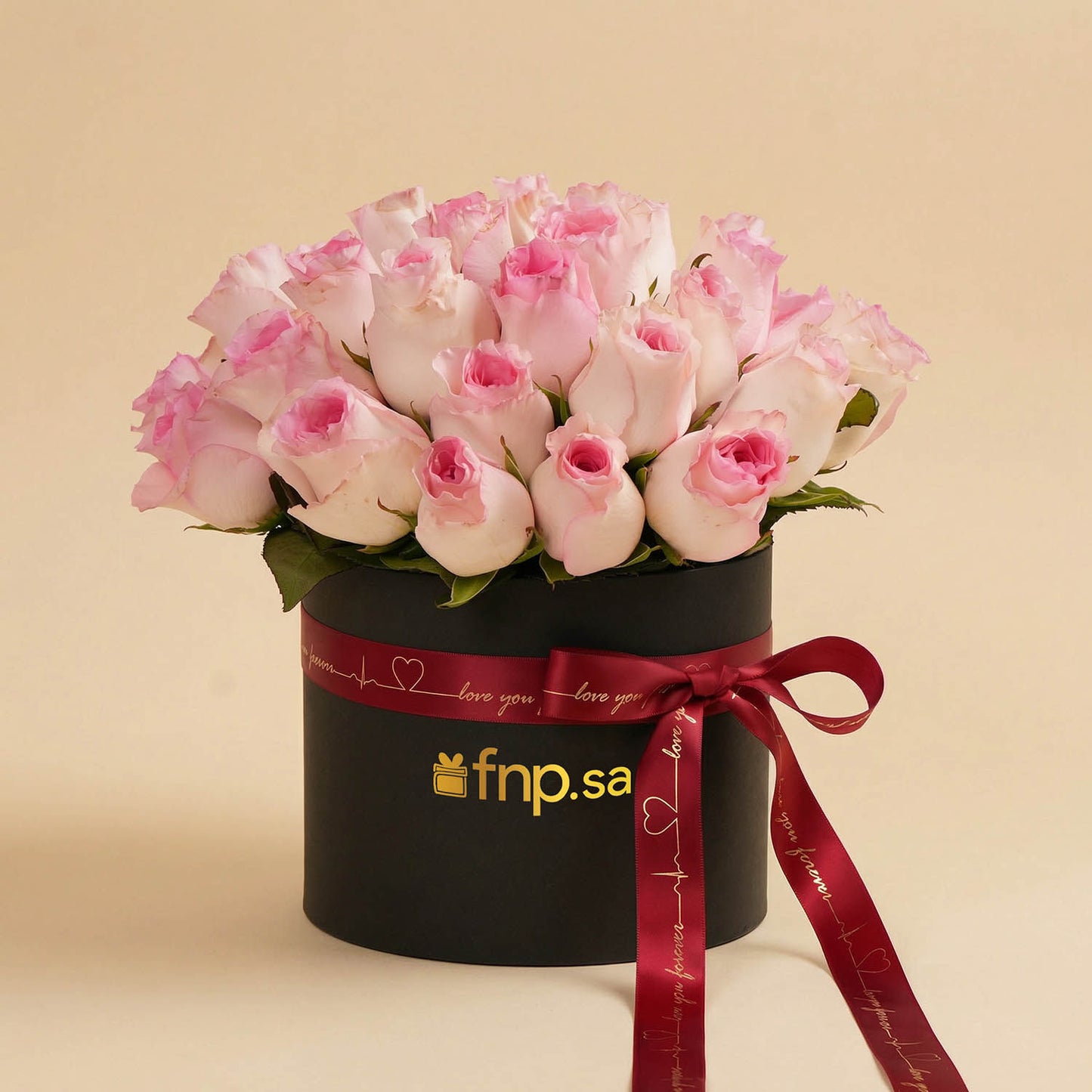 35 Pink Roses Eternal Passion Flower Box
