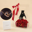 Fontenay Double Heart Bracelet n Red Rose Bag