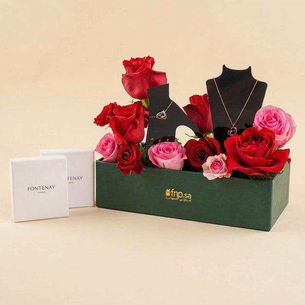 Fontenay Jewelry Set with Love Roses Box