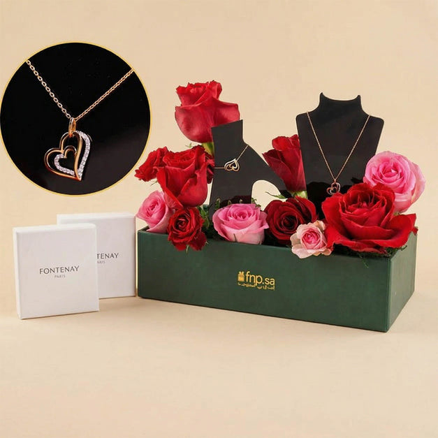 Fontenay Jewelry Set with Love Roses Box