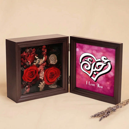هدية حب تذكارية | بوكس ورد دائم