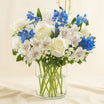 Baby Boy Balloons n Harmony Flower Vase