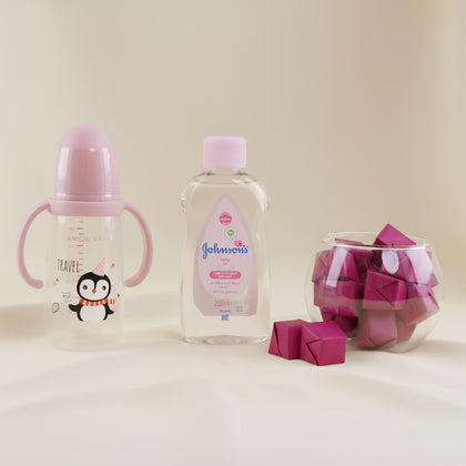 Baby Girl Chocolate n Flower Gift Box