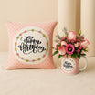 Birthday Flower Mug n Cushion Gift Set