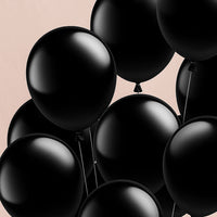 طقم بالونات لاتكس احتفالية | لون أسود