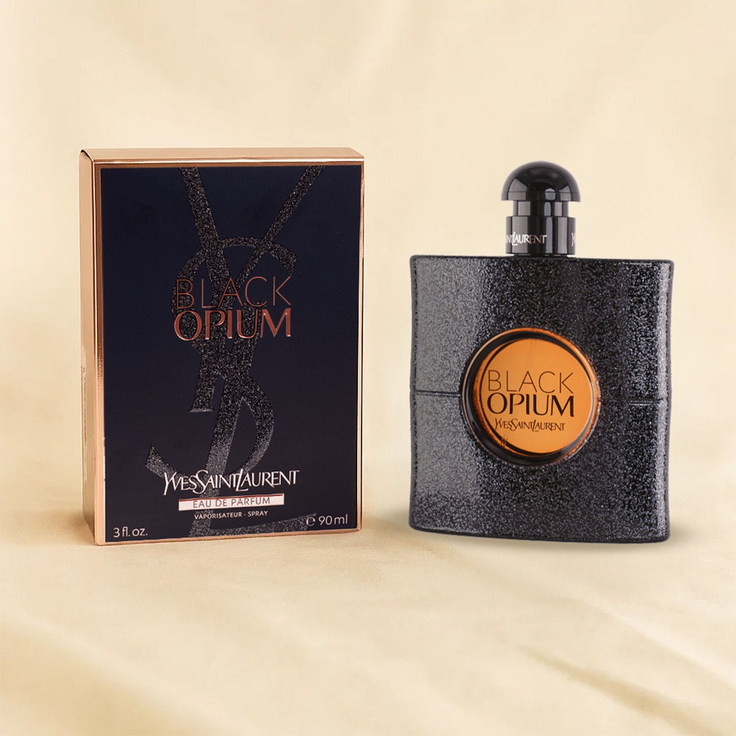 عطر بلاك اوبيوم نسائي و بوكس وردة حمراء
