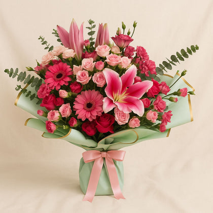 Blush Bloom Pink Flower Bouquet 