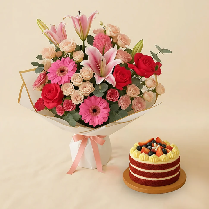 Blush Bloom Pink Flower Bouquet 