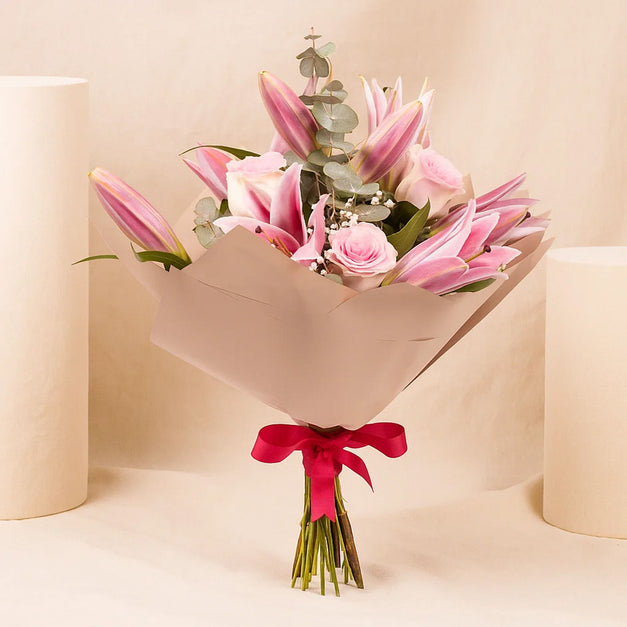 باقة ورد تناغم الوردي