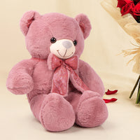 Blush of Love Roses n Teddy Bear