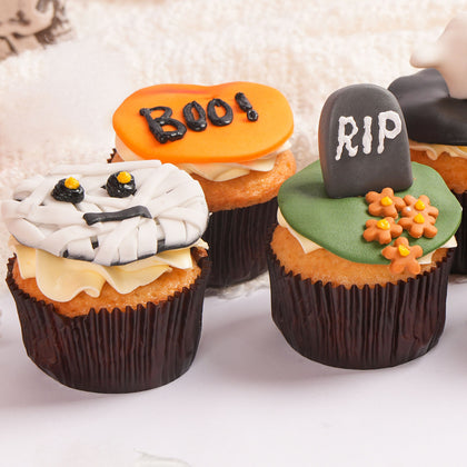 كب كيك هالوين مرعب ولطيف