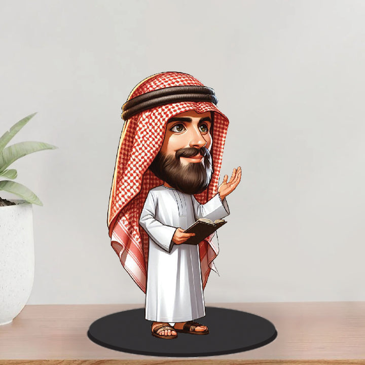 Boss Day Saudi Costume Caricature