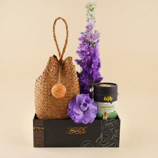 بوكس نقصة رمضان | قهوة سعودية مع كليجا فاخرة