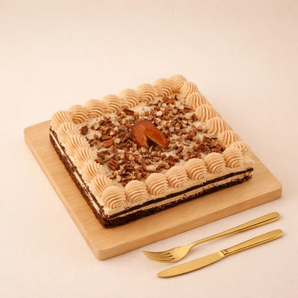 حلا كيك التمر بالكراميل