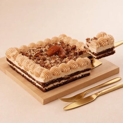 حلا كيك التمر بالكراميل