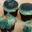 6 Moonlight Iftar Cupcakes Vanilla