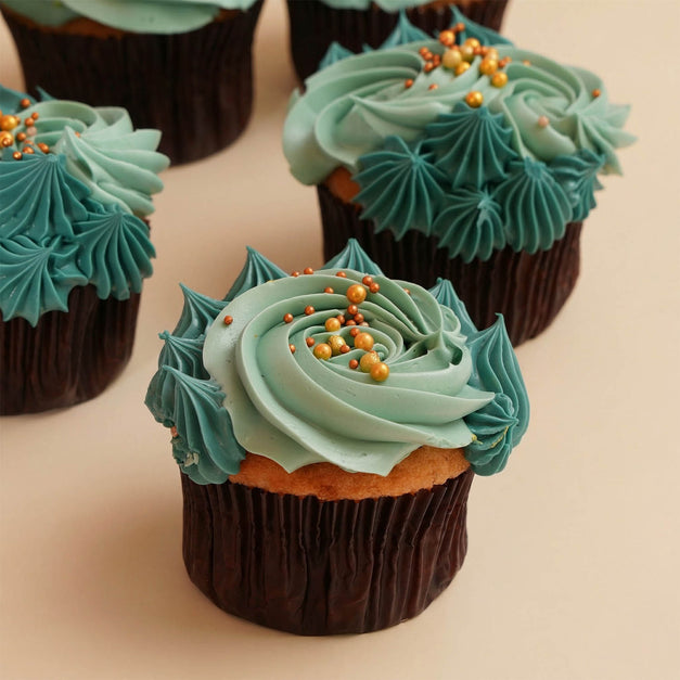 6 Moonlight Iftar Cupcakes Vanilla