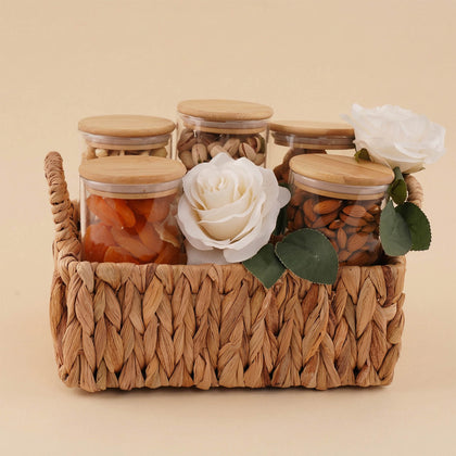 Ramadan Gourmet & Nuts White Rose Basket