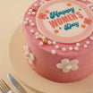 Happy Womens Day Floral Mini Cake