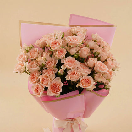 Classic Pink Baby Rose Arrangement