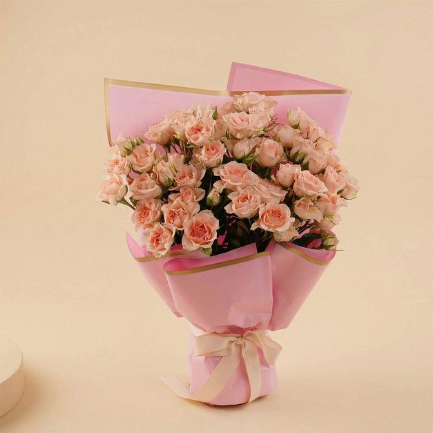 Classic Pink Baby Rose Arrangement