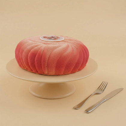 Decadent Strawberry  & Vanilla Mousse Cake