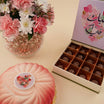 Noor Al Bait Vase with Cake & Chocolates for Mom