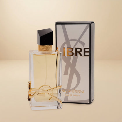 ورد جوري مع عطر ليبر للنساء وشوكولاتة