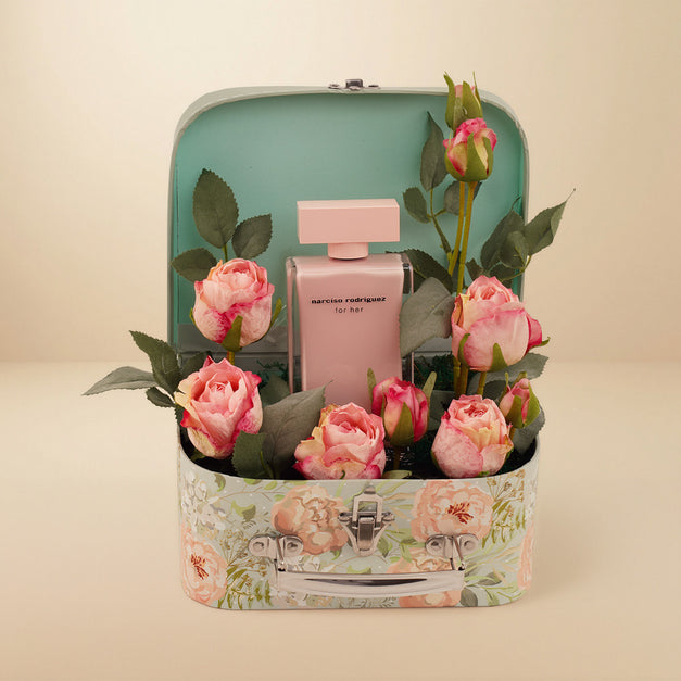 Narciso Rodriguez Perfume for Her Artificial Rose Bag