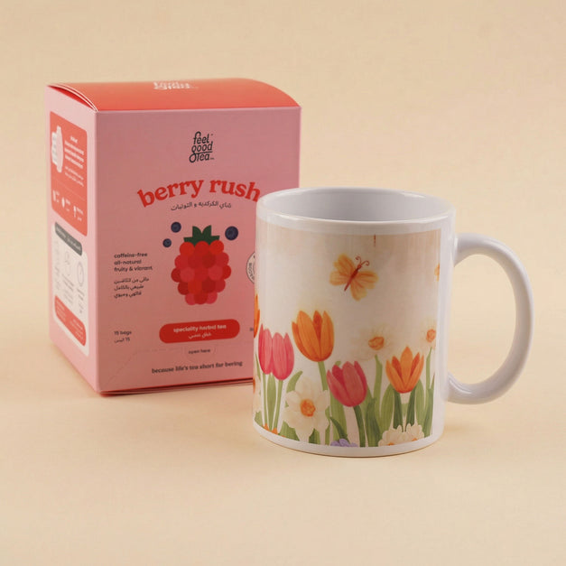 Berry Tea & Chocolates Gift Set for Mom
