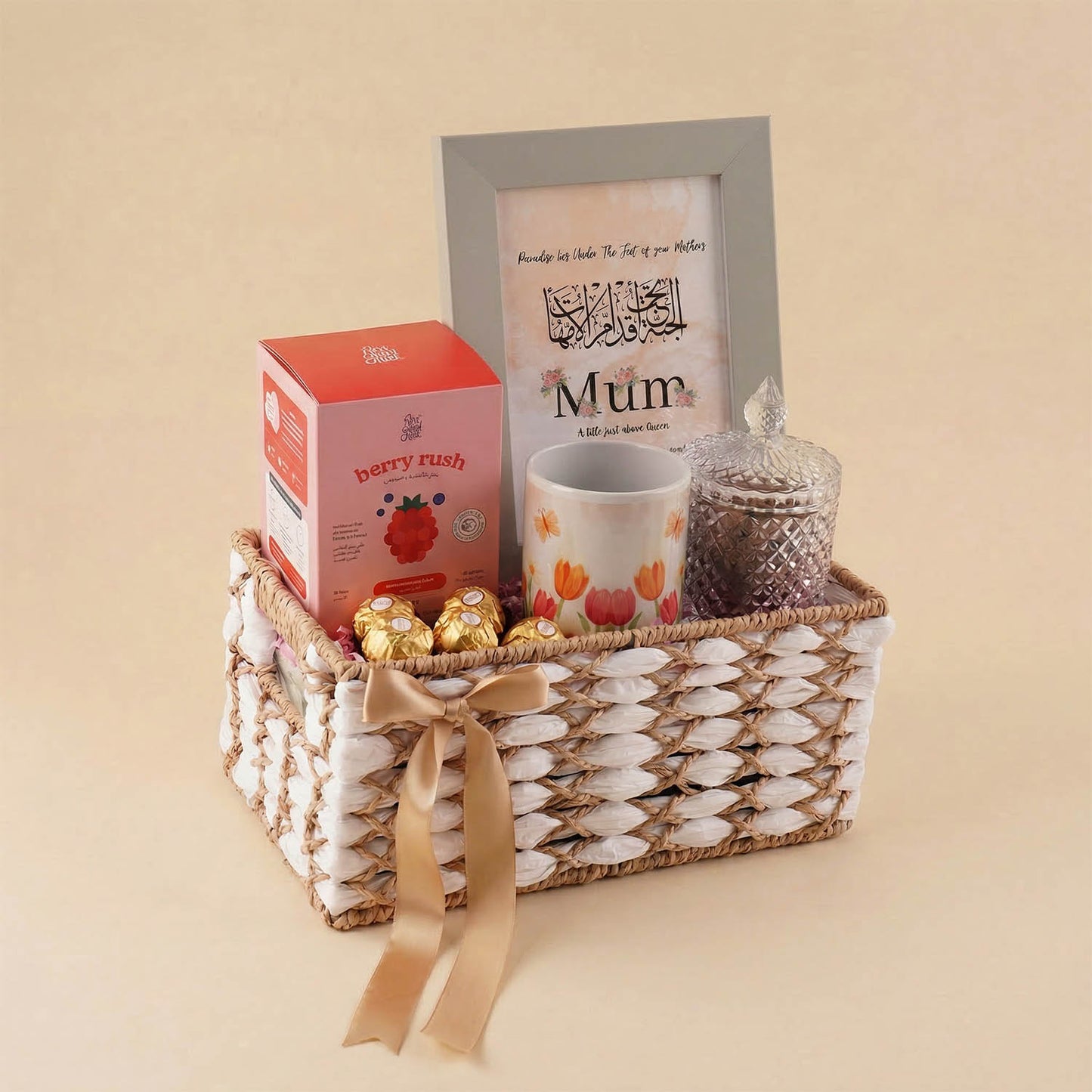 Berry Tea & Chocolates Gift Set for Mom