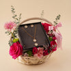 Cerruti 1881 Butterfly Jewelry Set & Flower Basket