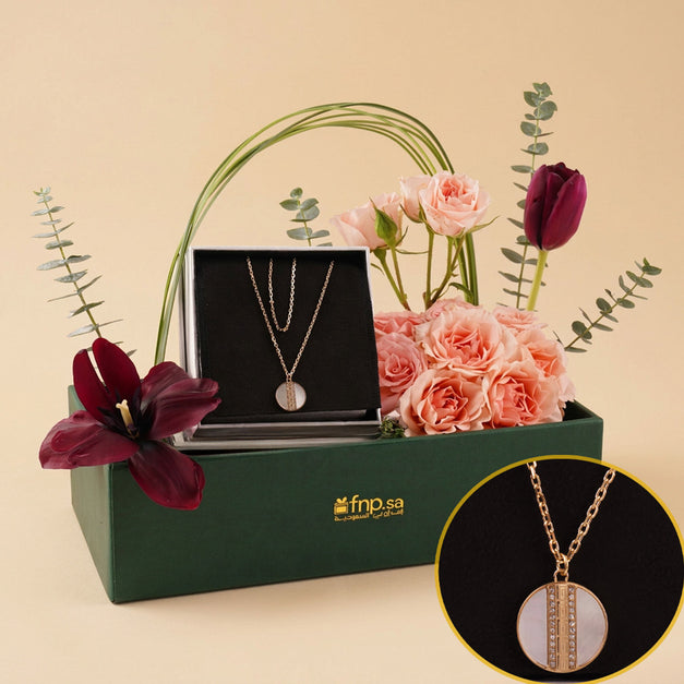 Irene Guy Laroche Necklace for Her Flower Box