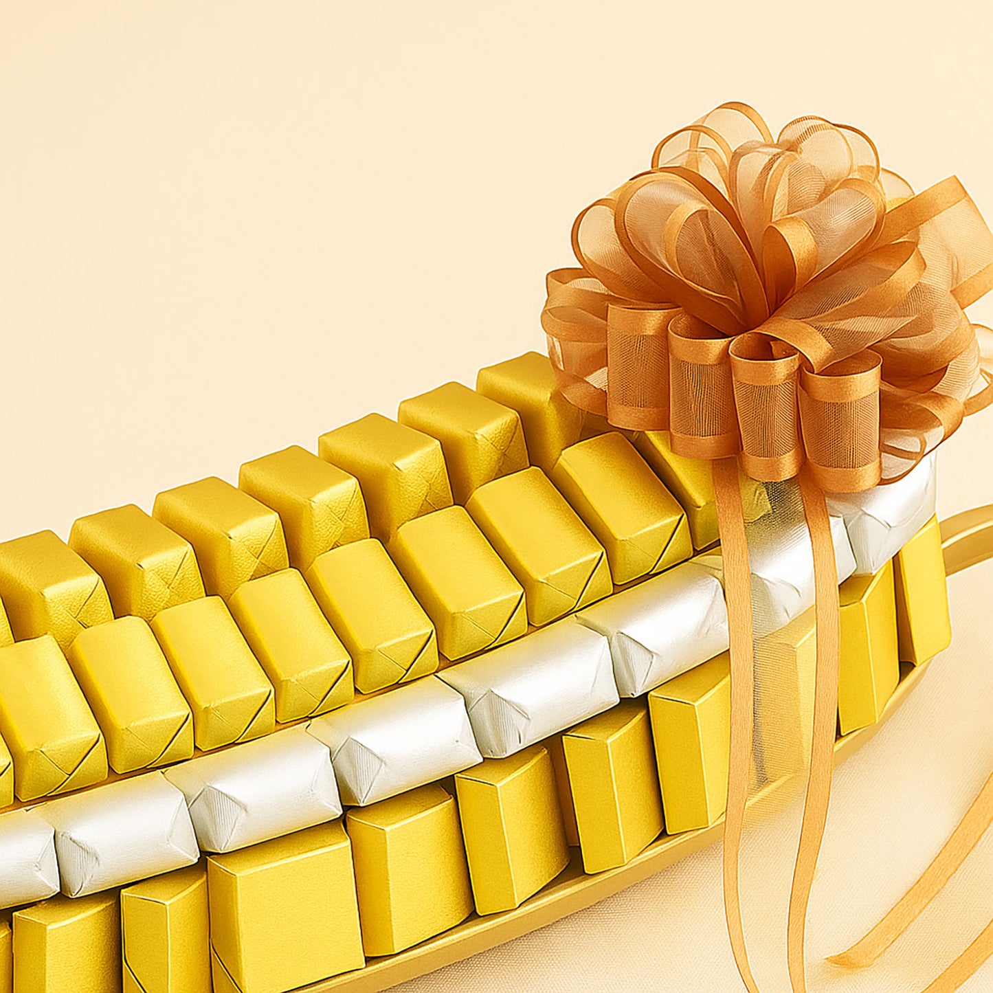 طبق شوكولاتة _ شكل ورقة شجر