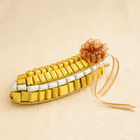 طبق شوكولاتة _ شكل ورقة شجر