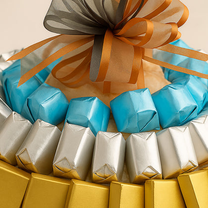 طبق شوكولاتة _ شكل دائري