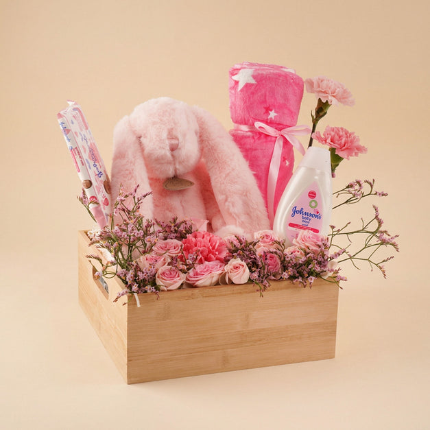 Newborn Girl Gift Hamper | Petal Dreams