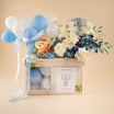 Baby Boy Hamper with Flowers n Balloons