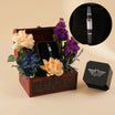 Men Bracelet By Police and FLowers Gift