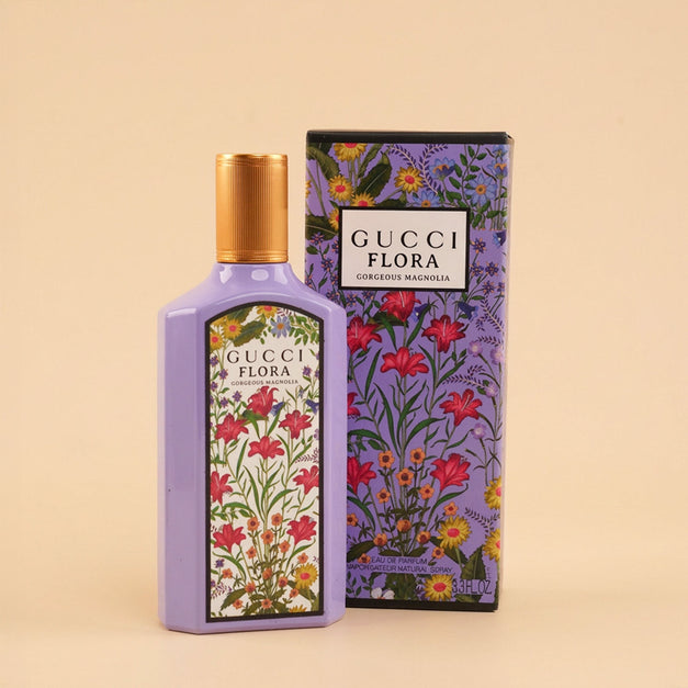 عطر غوتشي فلورا ماغنوليا للنساء مع ورد القرنفل