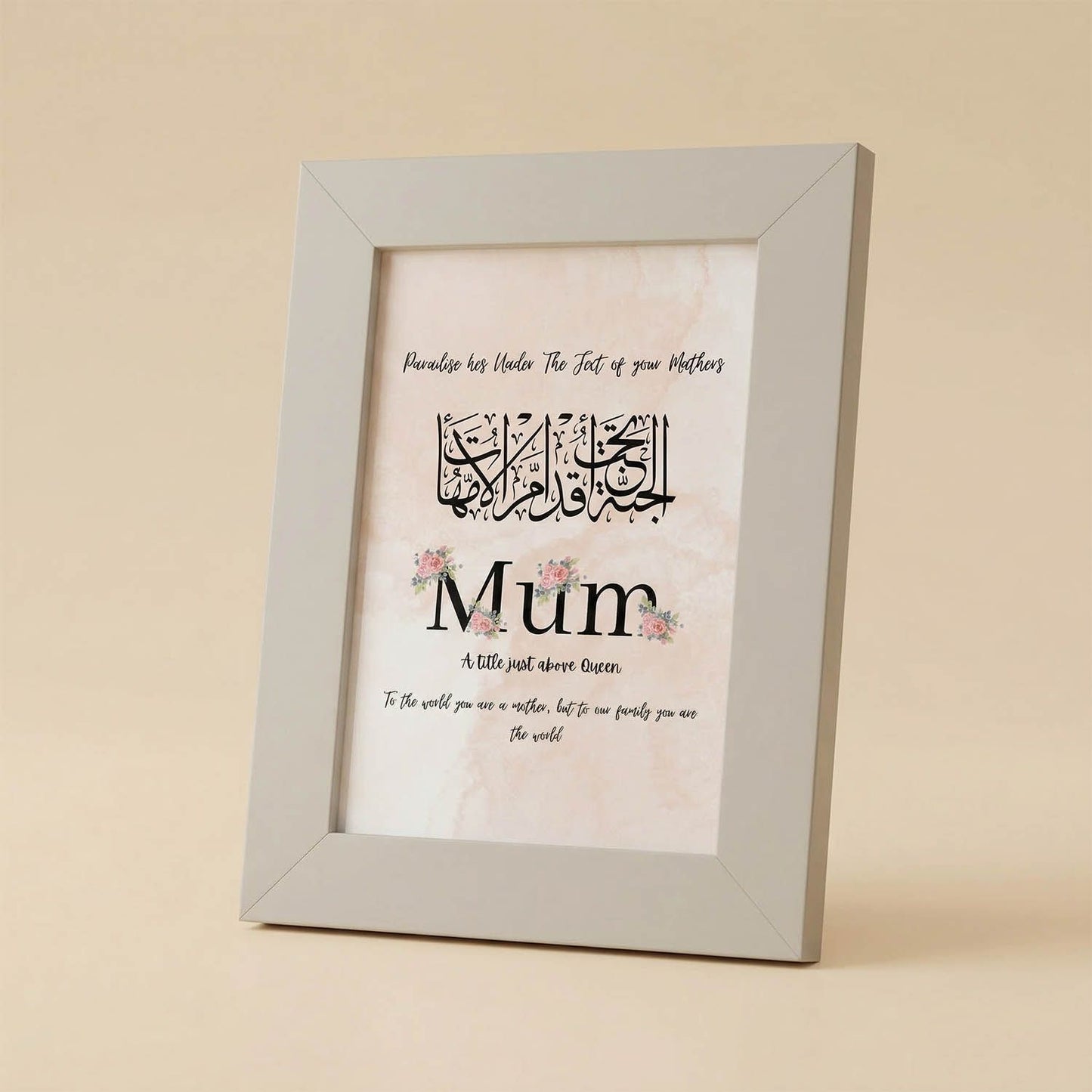 Mom Appreciation Table Frame