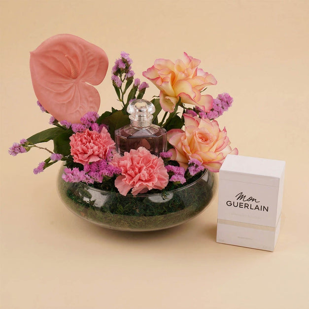 Mon Guerlain Perfume for Her & Blooming Pink Garden