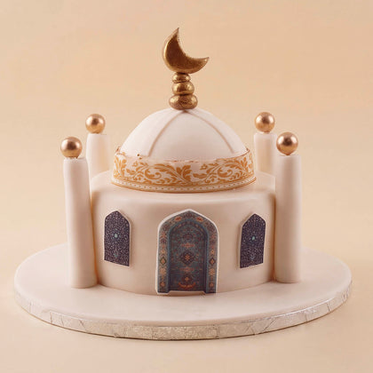 كيكة عيد مبارك ثلاثية الأبعاد