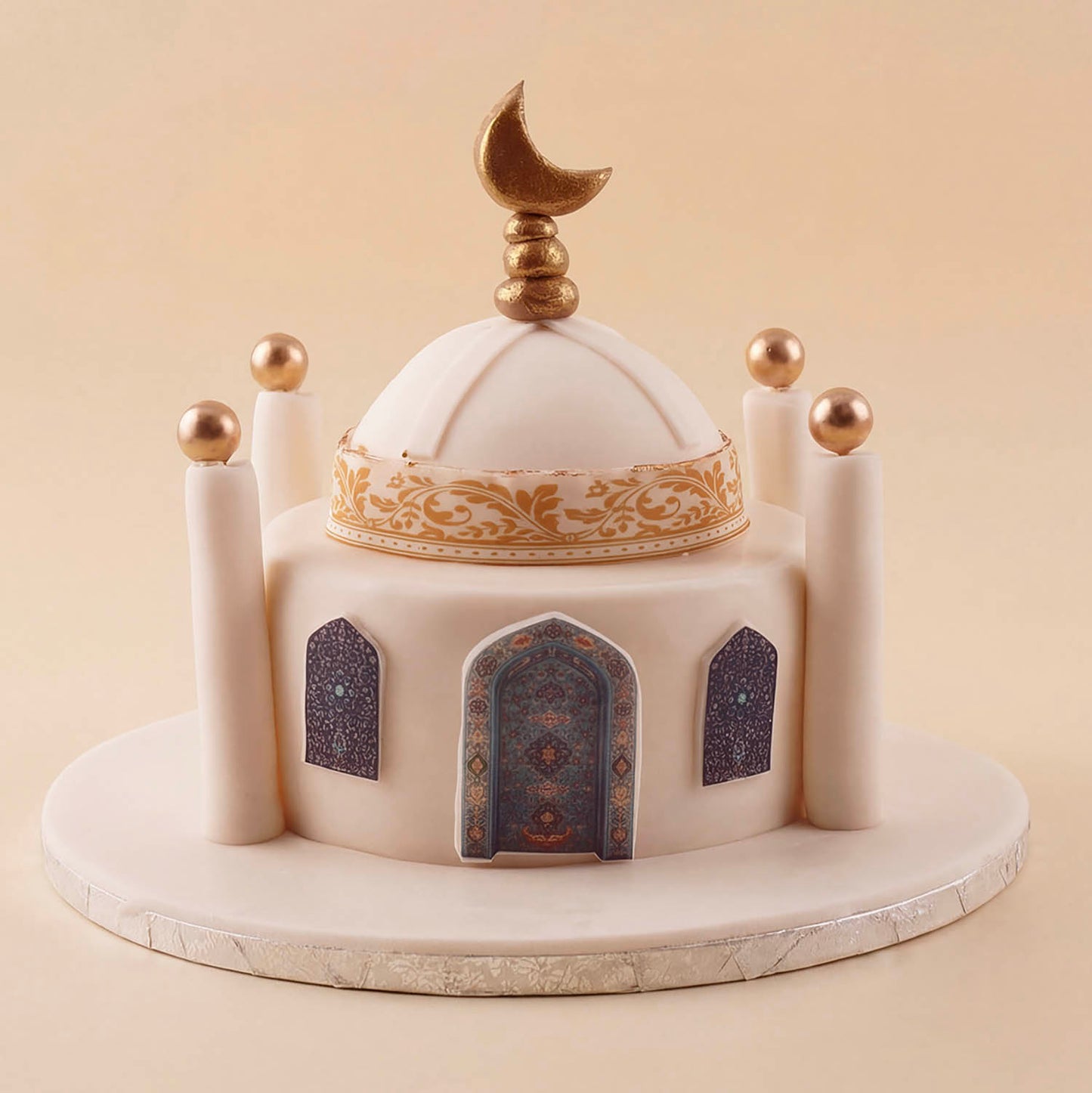 كيكة عيد مبارك ثلاثية الأبعاد