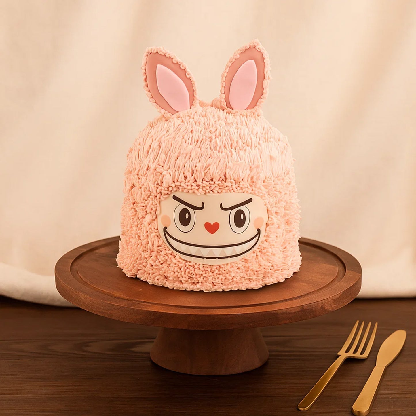 كيك عيد ميلاد شكل دمية لابوبو