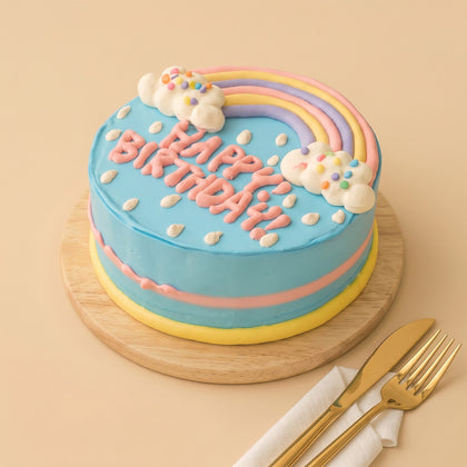 Rainbow Birthday Cake